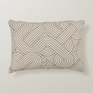 Abstracte grens decoratief kussen