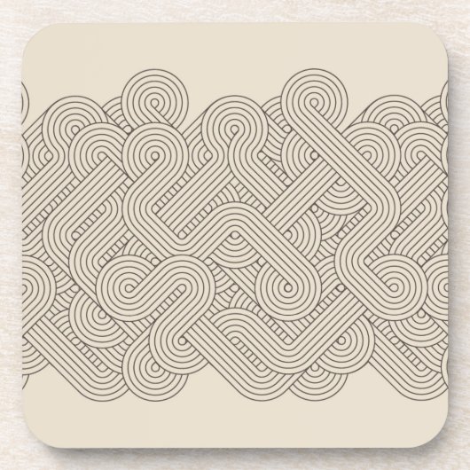 Abstracte grens drankjes onderzetter (Voorkant)