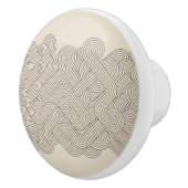 Abstracte grens keramische knop (Rechts)