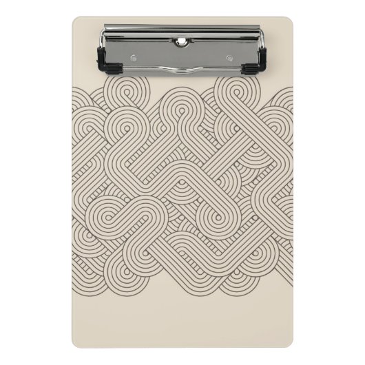 Abstracte grens mini klembord (Voorkant)