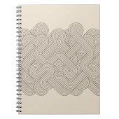 Abstracte grens notitieboek (Voorkant)