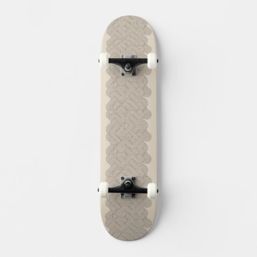 Abstracte grens persoonlijk skateboard (Voorkant)