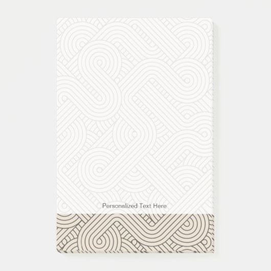 Abstracte grens post-it® notes (Voorkant)