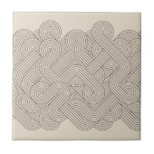 Abstracte grens tegeltje (Voorkant)