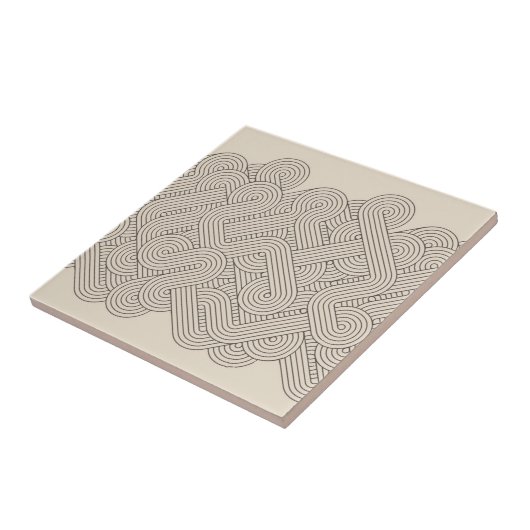 Abstracte grens tegeltje (Zijkant)