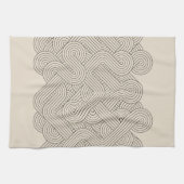 Abstracte grens theedoek (Horizontaal)