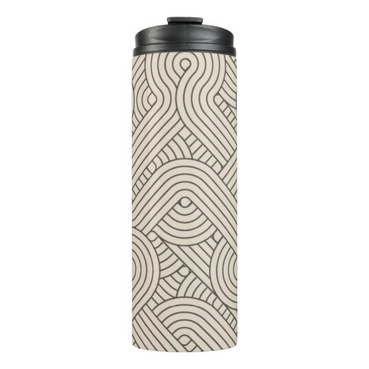 Abstracte grens thermosbeker (Voorkant)