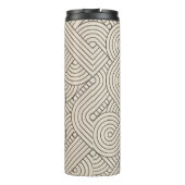 Abstracte grens thermosbeker (Achterkant)