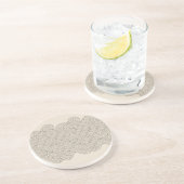 Abstracte grens zandsteen onderzetter (Zijkant)