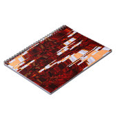 abstracte grijpachtergrond met glitsfilter notitieboek (Linkerzijde)