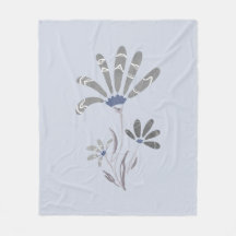 Abstracte Grijswaarden Psychedelische Bloemen