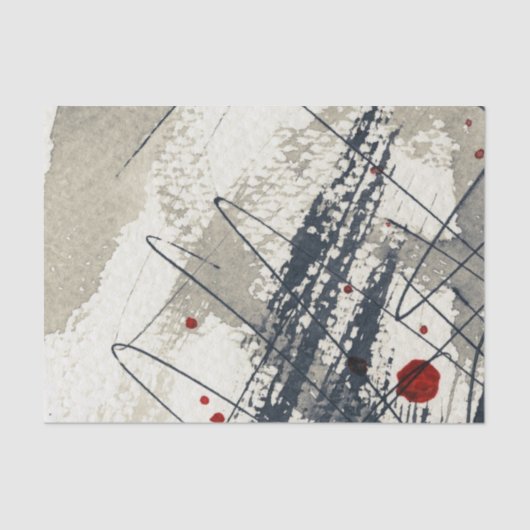 Abstracte grijze achtergrond, inkttextuur. 2 tissuepapier (Voorkant)