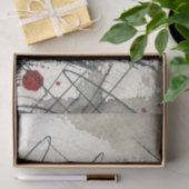 Abstracte grijze achtergrond, inkttextuur. 2 tissuepapier (Geschenk)