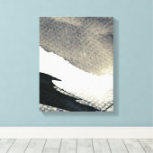 Abstracte grijze achtergrond, inkttextuur. 4 canvas afdruk (Insitu (Houten vloer))