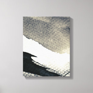 Abstracte grijze achtergrond, inkttextuur. 4 canvas afdruk