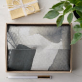 Abstracte grijze achtergrond, inkttextuur. 4 tissuepapier (Geschenk)