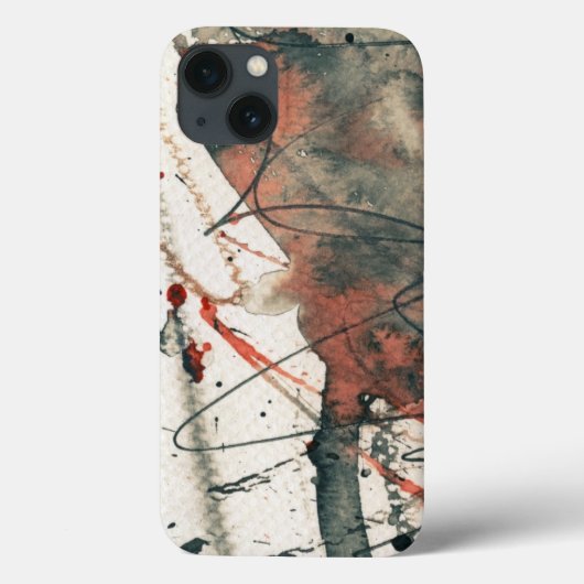 Abstracte grijze achtergrond, inkttextuur. 5 Case-Mate iPhone case (Achterkant)
