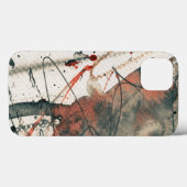 Abstracte grijze achtergrond, inkttextuur. 5 Case-Mate iPhone case (Achterkant (horizontaal))
