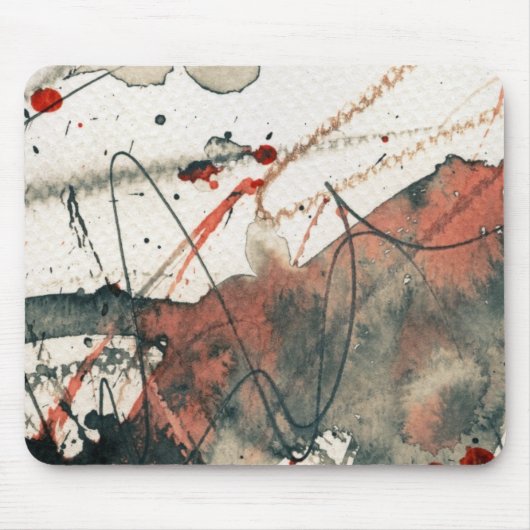 Abstracte grijze achtergrond, inkttextuur. 5 muismat (Voorkant)