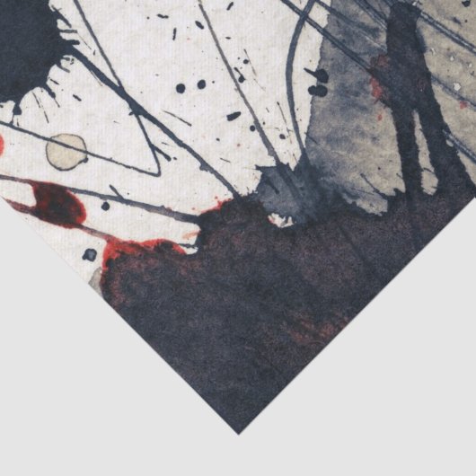 Abstracte grijze achtergrond, inkttextuur. tissuepapier (Detail)