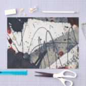 Abstracte grijze achtergrond, inkttextuur. tissuepapier (Craft)