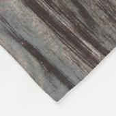 Abstracte grijze bruine kunst fleece deken (Hoek)