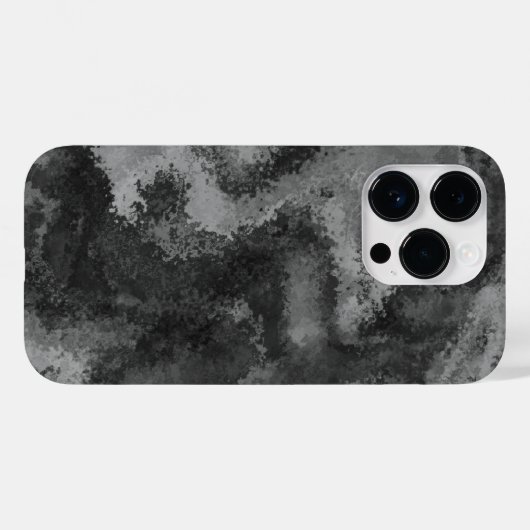 Abstracte grijze diffusie Case-Mate iPhone case (Achterkant (horizontaal))