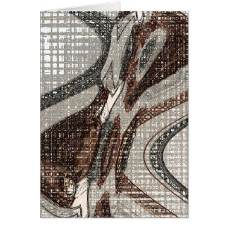 Abstracte grijze en bruine kunst