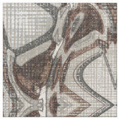 Abstracte grijze en bruine kunst stof (Close Up)