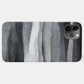 Abstracte grijze golven kunst Case-Mate iPhone case (Achterkant (horizontaal))