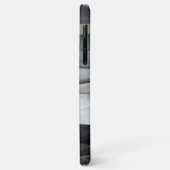 Abstracte grijze golven kunst Case-Mate iPhone case (Achterkant/links)