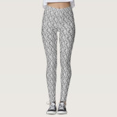 Abstracte grijze leggingen  leggings (Voorkant)