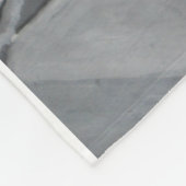 Abstracte grijze schaduwen fleece deken (Hoek)