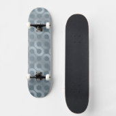 Abstracte grijze stroom achtergrond skateboard (Voorkant)