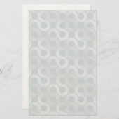 Abstracte grijze stroomachtergrond briefpapier (Voorkant / Achterkant)