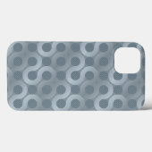 Abstracte grijze stroomachtergrond Case-Mate iPhone case (Achterkant (horizontaal))