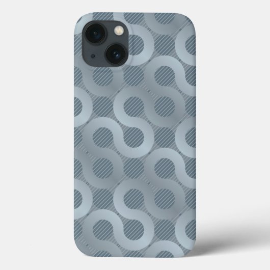 Abstracte grijze stroomachtergrond Case-Mate iPhone case (Achterkant)