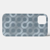 Abstracte grijze stroomachtergrond Case-Mate iPhone case (Achterkant (horizontaal))