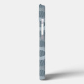 Abstracte grijze stroomachtergrond Case-Mate iPhone case (Achterkant / Links)
