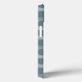 Abstracte grijze stroomachtergrond Case-Mate iPhone case (Achterkant / Rechts)