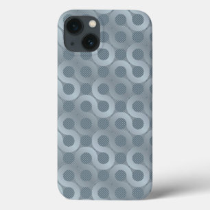 Abstracte grijze stroomachtergrond Case-Mate iPhone case