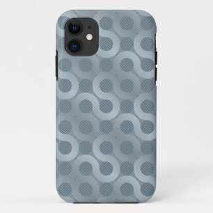 Abstracte grijze stroomachtergrond Case-Mate iPhone case