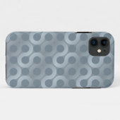 Abstracte grijze stroomachtergrond Case-Mate iPhone case (Achterkant (horizontaal))