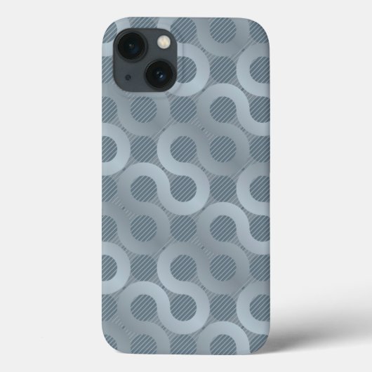 Abstracte grijze stroomachtergrond Case-Mate iPhone case (Achterkant)