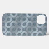 Abstracte grijze stroomachtergrond Case-Mate iPhone case (Achterkant (horizontaal))
