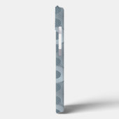 Abstracte grijze stroomachtergrond Case-Mate iPhone case (Achterkant / Links)