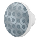 Abstracte grijze stroomachtergrond keramische knop (Rechts)