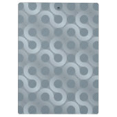 Abstracte grijze stroomachtergrond klembord (Achterkant)