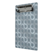 Abstracte grijze stroomachtergrond mini klembord (Angled2)