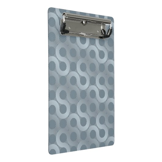 Abstracte grijze stroomachtergrond mini klembord (Schuin)